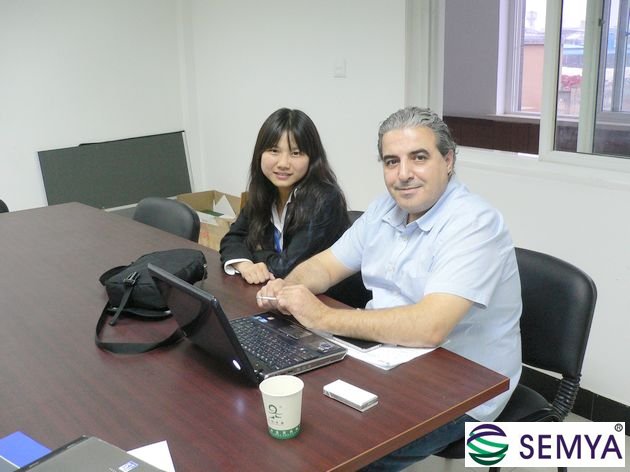 科威特客戶合影